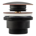 REA-A5218 - Bonde pour lavabo CLICK-CLACK Ø 6,4 cm, noir
