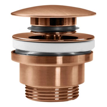 REA-A5632 - Bonde pour lavabo CLICK-CLACK Ø 6,4 cm, cuivre brossé