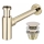 REA-A5692 - Siphon de lavabo avec bonde CLICK-CLACK Ø 6,4 cm doré