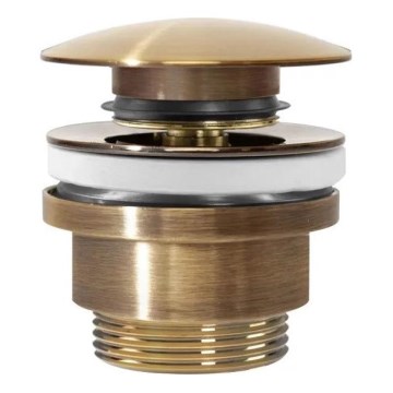 REA-A8110 - Bonde pour lavabo CLICK-CLACK Ø 6,4 cm dorée
