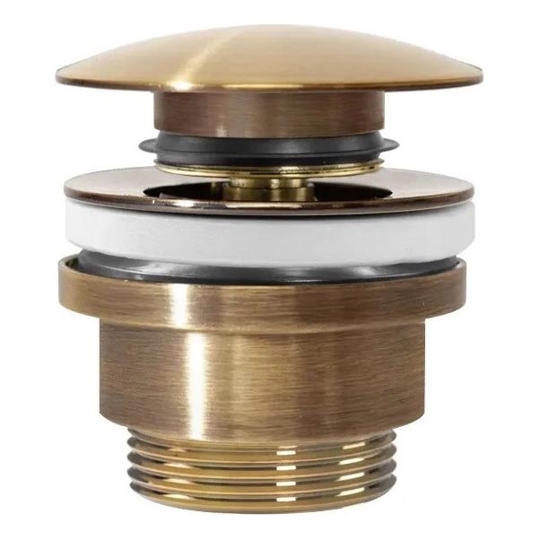 REA-A8110 - Bonde pour lavabo CLICK-CLACK Ø 6,4 cm dorée