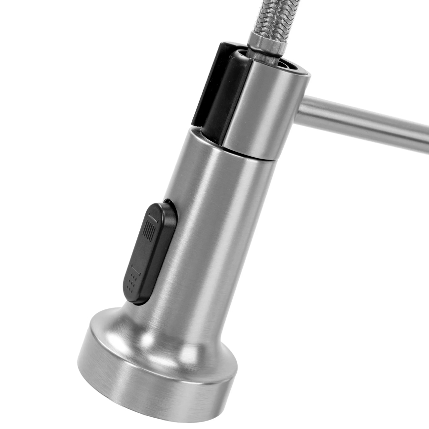 REA-B0417 - Mitigeur d'évier COLIN 42,5 cm avec douchette extractible nickel