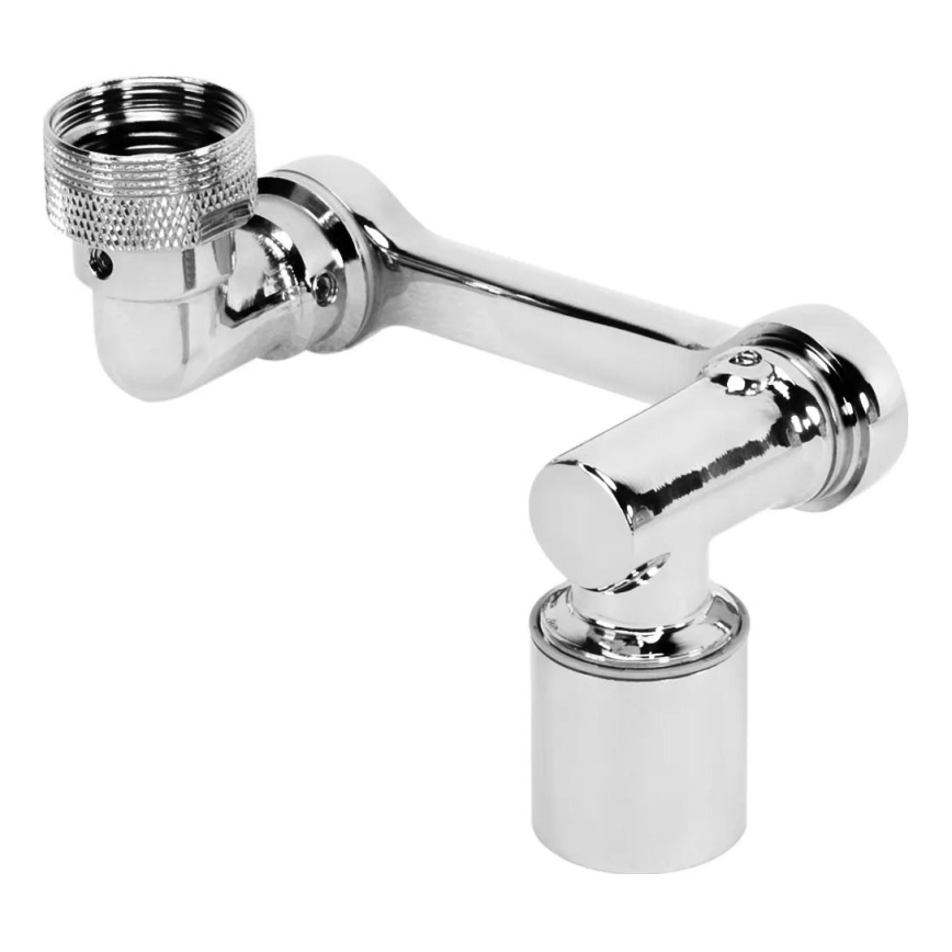 REA-B0660 - Embout pivotant pour robinet de lavabo, chromé brillant