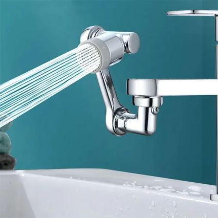 REA-B0660 - Embout pivotant pour robinet de lavabo, chromé brillant