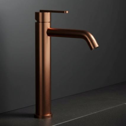 REA-B0971 - Mitigeur lavabo ONTARIO 30 cm, finition cuivre brossé