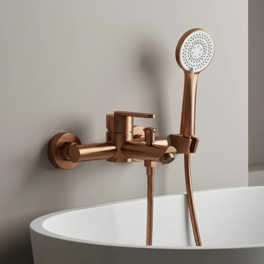 REA-B0973 - Ensemble pour baignoire ONTARIO, cuivre brossé