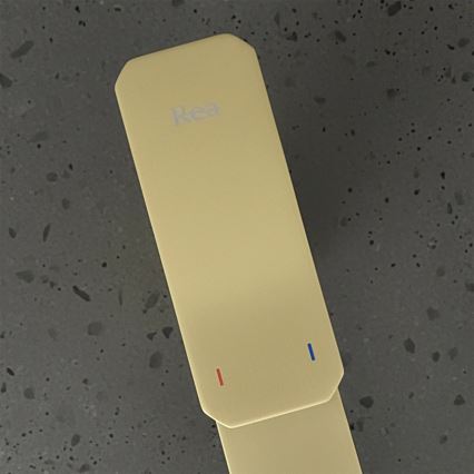 REA-B0976 - Mitigeur de lavabo ARLO 17 cm, doré brossé