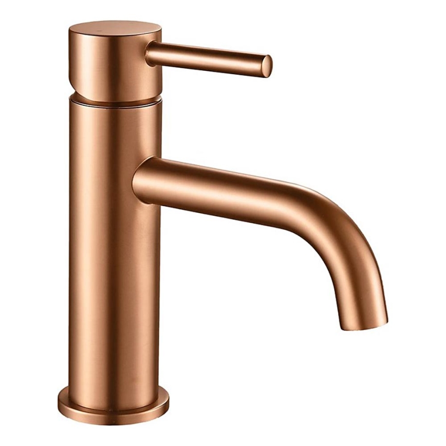 REA-B1112 - Mitigeur pour lavabo LUNGO 16,5 cm, finition cuivre brossé