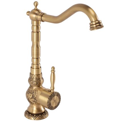 REA-B2500 - Mitigeur pour lavabo VENICE 32 cm doré brossé