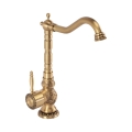 REA-B2500 - Mitigeur pour lavabo VENICE RETRO 32 cm, finition dorée brossée