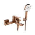 REA-B3007 - Ensemble pour baignoire ARGUS, finition cuivre brossé