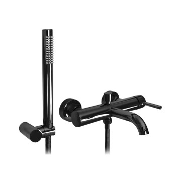 REA-B4422 - Ensemble de baignoire LUNGO noir brillant