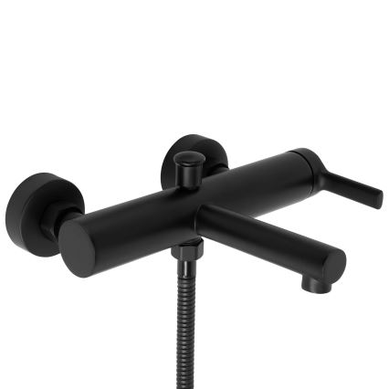 REA-B4523 - Ensemble pour baignoire PIXEL noir mat