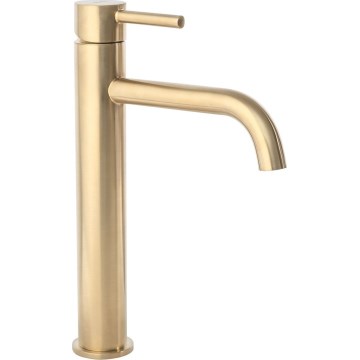 REA-B4526 - Mitigeur pour lavabo LUNGO 28 cm doré brossé