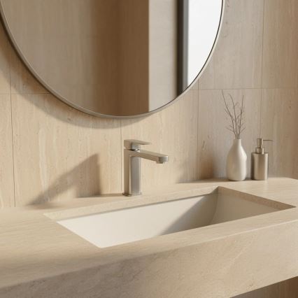 REA-B4589 - Mitigeur de lavabo ARLO 17 cm, finition nickel