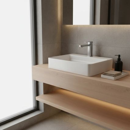 REA-B4589 - Mitigeur de lavabo ARLO 17 cm, finition nickel