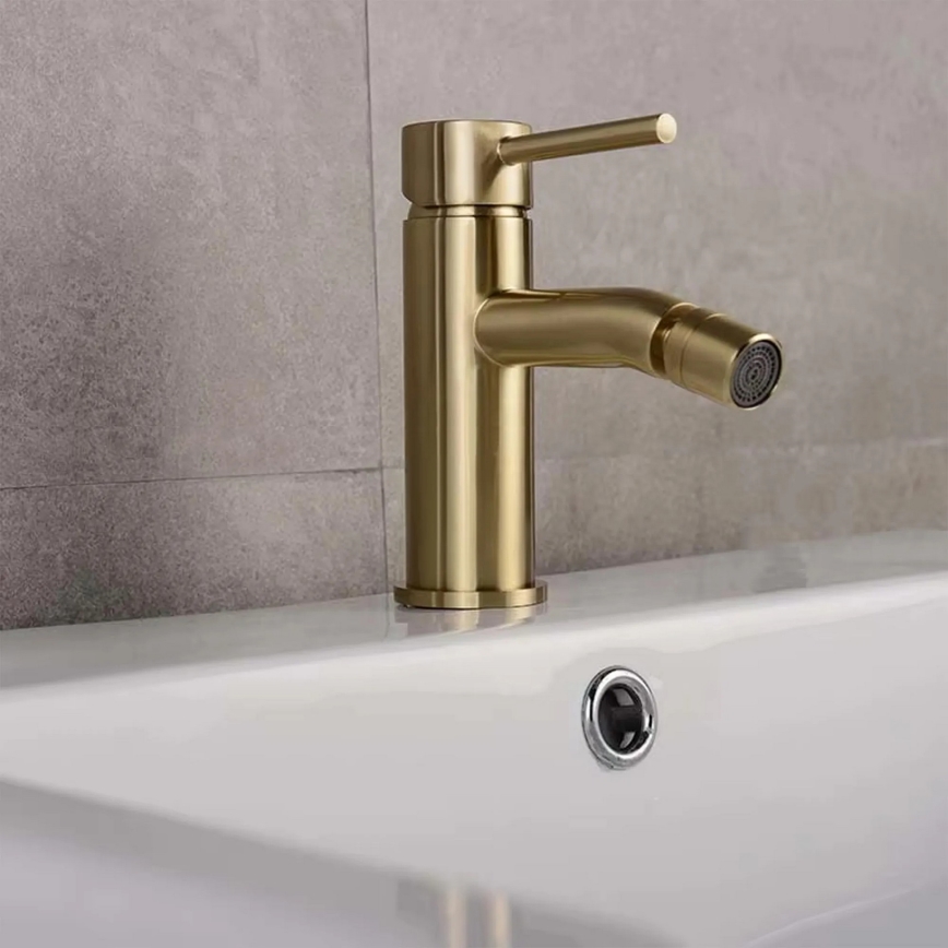 REA-B4702 - Mitigeur de bidet LUNGO 17 cm doré brossé