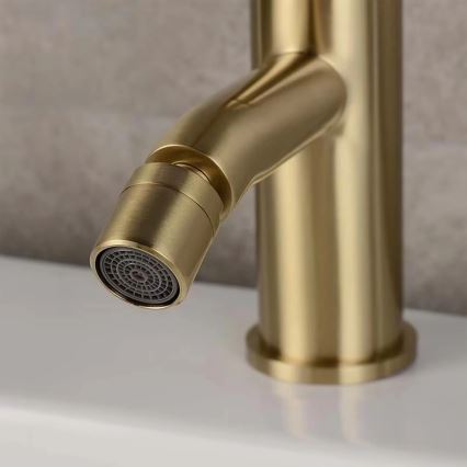 REA-B4702 - Mitigeur de bidet LUNGO 17 cm doré brossé