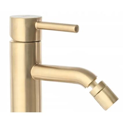 REA-B4702 - Mitigeur de bidet LUNGO 17 cm doré brossé