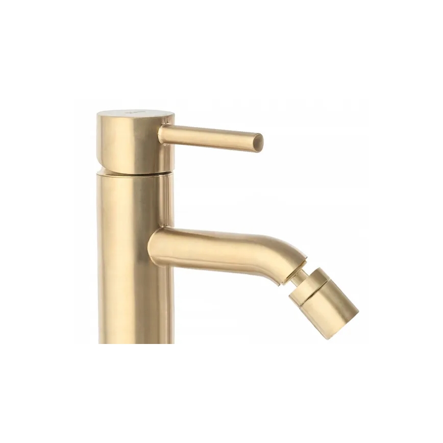 REA-B4702 - Mitigeur de bidet LUNGO 17 cm doré brossé