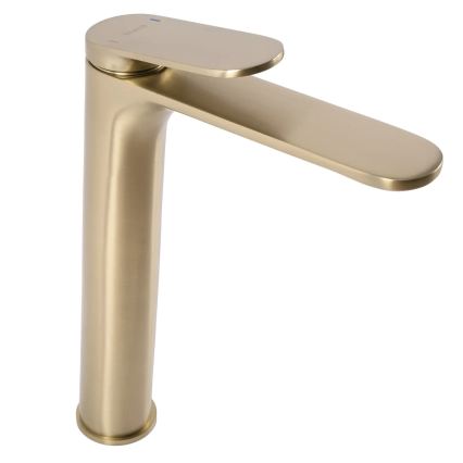 REA-B4895 - Mitigeur pour lavabo MARCO 27,5 cm doré brossé