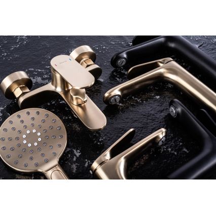 REA-B4896 - Mitigeur lavabo MARCO 27,5 cm noir