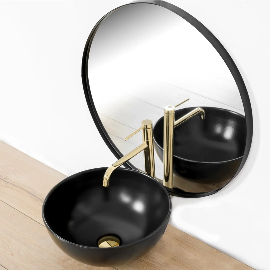 REA-B5002 - Mitigeur de lavabo LUGANO 34 cm doré