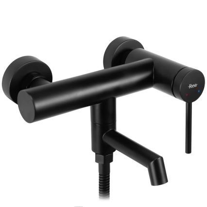REA-B5099 - Ensemble de robinetterie pour baignoire FOSS noir mat