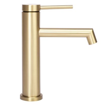 REA-B5316 - Mitigeur de lavabo FOSS 20,5 cm doré brossé