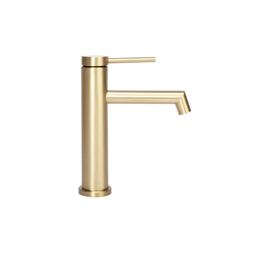 REA-B5316 - Mitigeur de lavabo FOSS 20,5 cm doré brossé