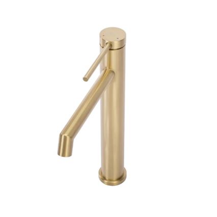 REA-B5319 - Mitigeur de lavabo FOSS 29,5 cm doré brossé