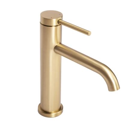 REA-B5323 - Mitigeur pour lavabo CLIF 20,5 cm doré brossé