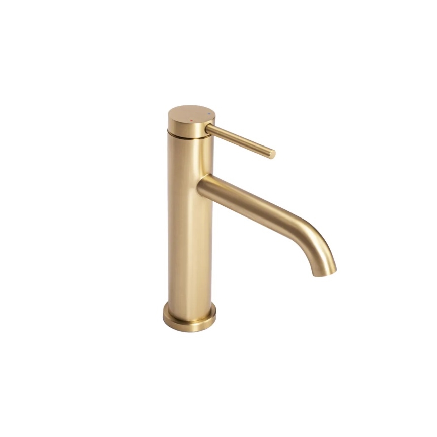 REA-B5323 - Mitigeur pour lavabo CLIF 20,5 cm doré brossé