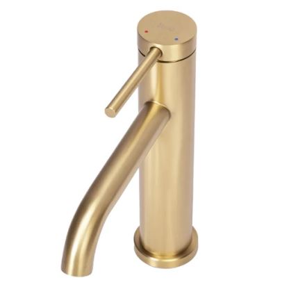 REA-B5323 - Mitigeur pour lavabo CLIF 20,5 cm doré brossé
