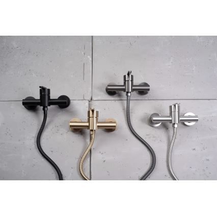 REA-B5500 - Ensemble de douche avec mitigeur ONTARIO noir