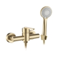 REA-B5501 - Ensemble de douche ONTARIO avec mitigeur, finition dorée brossée
