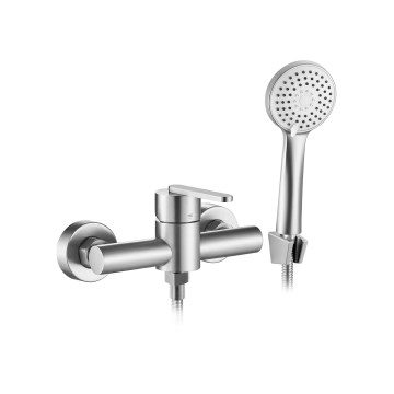 REA-B5502 - Ensemble de douche avec mitigeur ONTARIO, finition nickel