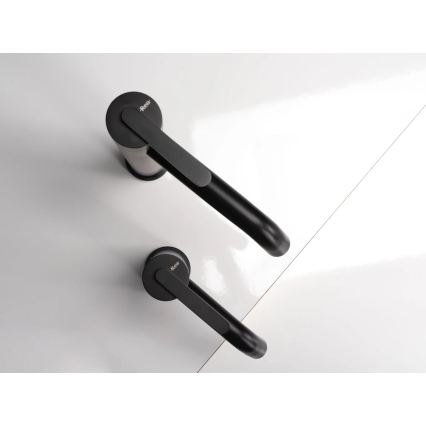 REA-B5504 - Mitigeur pour lavabo ONTARIO 17,5 cm noir