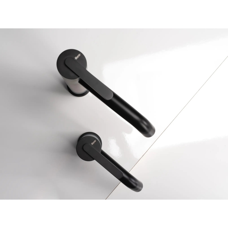 REA-B5504 - Mitigeur pour lavabo ONTARIO 17,5 cm noir