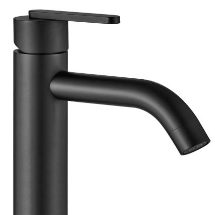 REA-B5508 - Mitigeur pour lavabo ONTARIO 30 cm noir