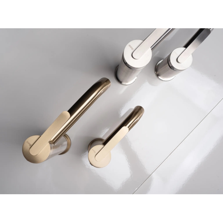 REA-B5509 - Mitigeur de lavabo ONTARIO 30 cm, finition dorée brossée