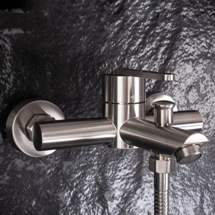 REA-B5514 - Ensemble de baignoire ONTARIO en acier brossé