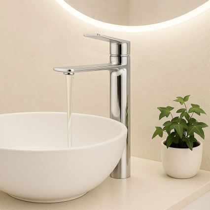 REA-B6203 - Mitigeur lavabo STORM 29,5 cm chrome brillant