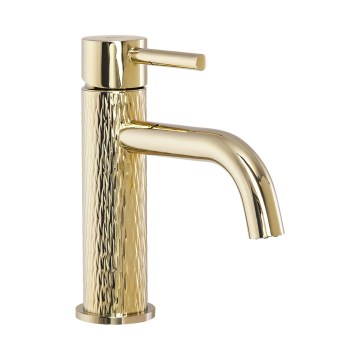 REA-B6322 - Mitigeur de lavabo LUNGO ART 16,5 cm à finition dorée