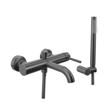 REA-B6384 - Ensemble de robinetterie pour baignoire LUNGO finition titane