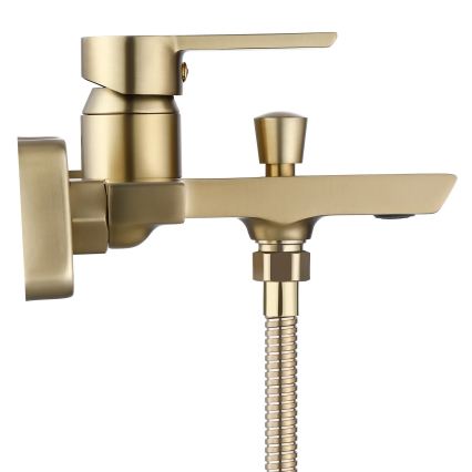 REA-B6414 - Ensemble de robinetterie pour baignoire ARGUS, finition dorée brossée