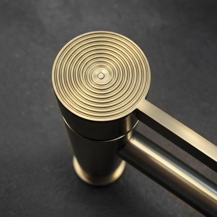 REA-B6444 - Mitigeur pour lavabo FOSTER 18,2 cm, finition dorée