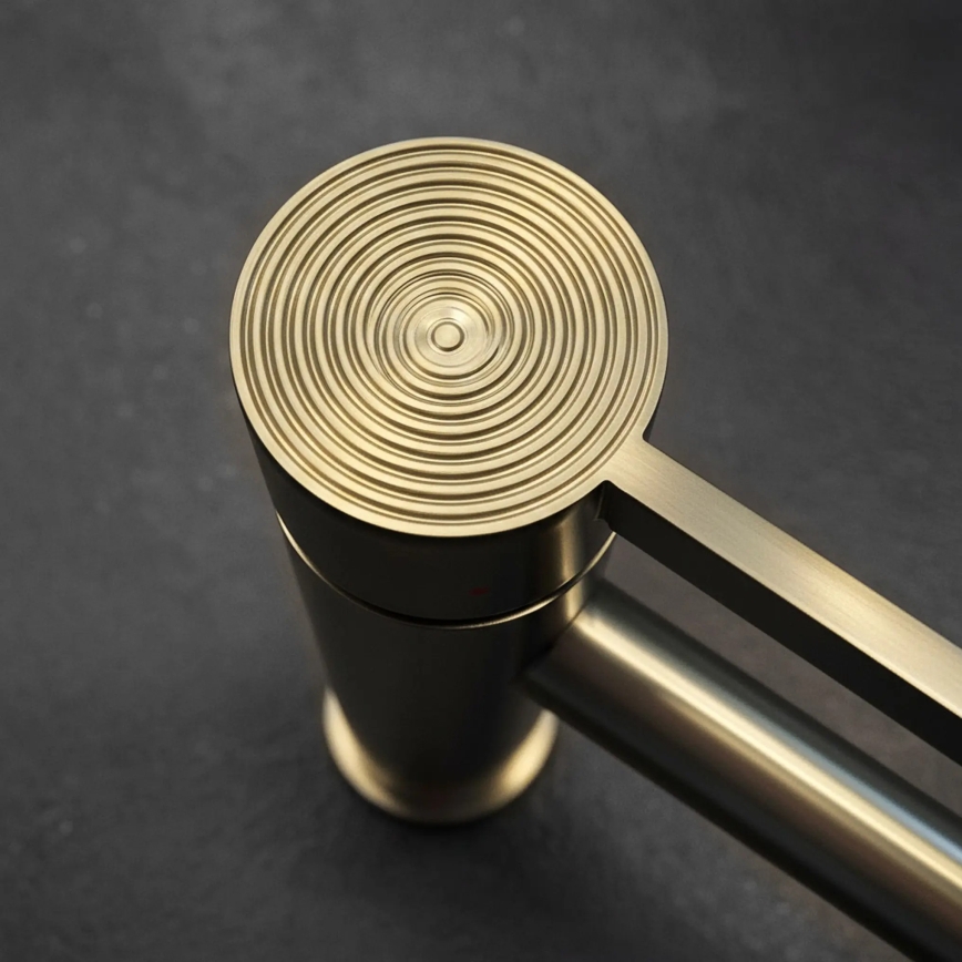 REA-B6444 - Mitigeur pour lavabo FOSTER 18,2 cm, finition dorée