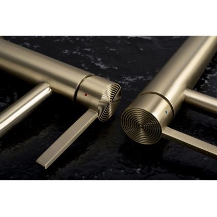 REA-B6444 - Mitigeur pour lavabo FOSTER 18,2 cm, finition dorée