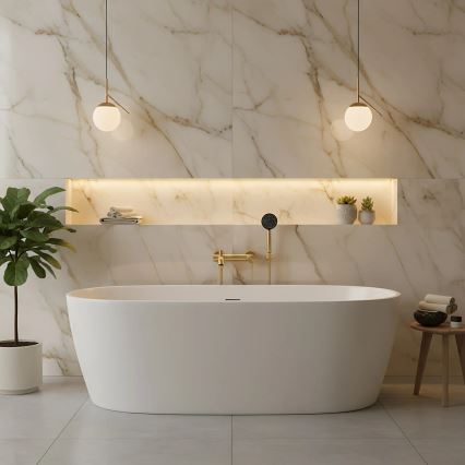 REA-B6445 - Ensemble pour baignoire FOSTER, or brossé